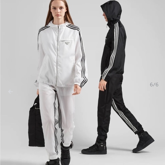 Prada Jackets & Blazers - BRAND NEW W TAG Adidas for Prada re-nylon track jacket. Size 40. Can be unisex.